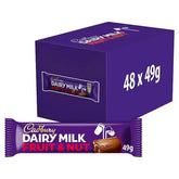 Cadbury Dairy Milk Fruit & Nut Chocolate Bar 49g (Case of 48)  Adomoo